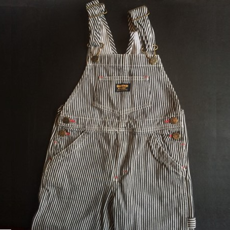 BT119 stribede overalls