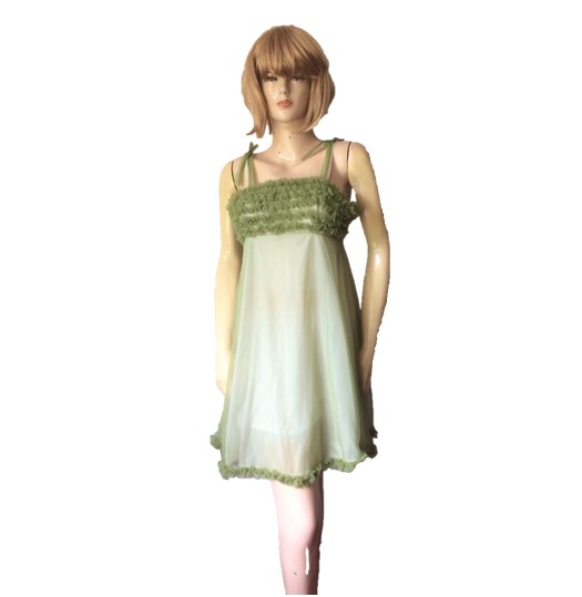 DL113 babydoll natkjole fra 60erne