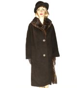 DO101 Vintage frakke i kraftig uld